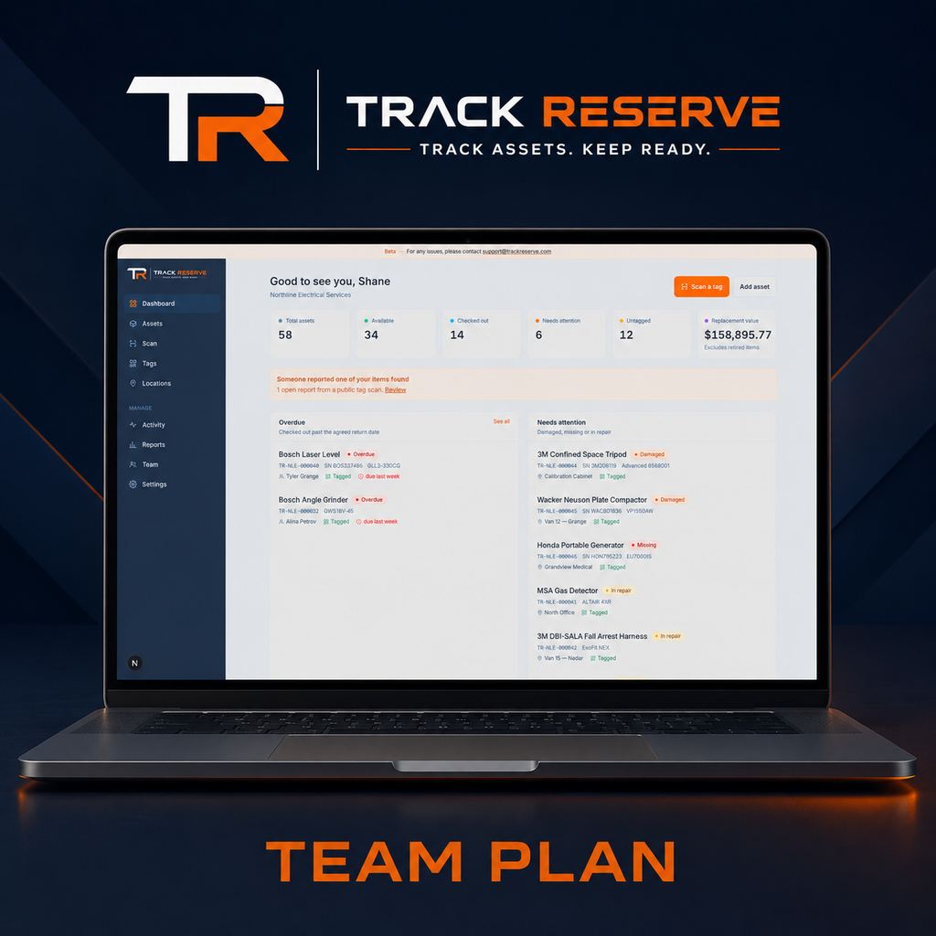 Track Reserve Annual Subscription